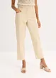 Satijnen broek met tapered fit, bonprix