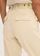 Satijnen broek met tapered fit, bonprix