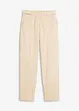 Satijnen broek met tapered fit, bonprix