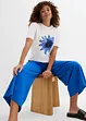 T-shirt van katoen met print, bonprix