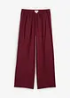 Slip-on broek van viscosemix met structuur, bonprix