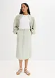 Midirok van glanzend materiaal, bonprix