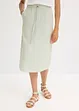 Midirok van glanzend materiaal, bonprix