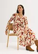 Midi jurk met lurex, gedessineerd, bonprix