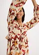Midi jurk met lurex, gedessineerd, bonprix