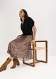 Midirok van zachte mesh, bonprix