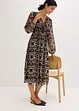 Midi jurk van zacht mesh, bonprix