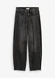 Barrel jeans mid waist, super soft, bonprix