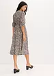 Jersey jurk met strik, bonprix