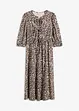 Jersey jurk met strik, bonprix