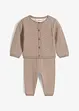 Jasje en broek in een katoenmix (2-dlg. set), bonprix