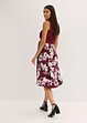 Dirndl met borduursel en fluwelen rokdeel (2-dlg. set), bonprix