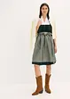 Dirndl met fluweel in midi lengte (2-dlg. set), bonprix