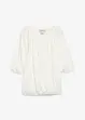 Katoenen shirtblouse met carréhals, halflange mouw, bonprix