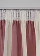 Gestreept gordijn met gerecycled polyester (1 stuk), bonprix