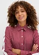 Oversized overhemdblouse van biologisch katoen, bonprix