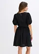 Jurk met ceintuur en studs, bonprix