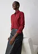 Overhemdblouse met zijde, bonprix