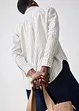 Overhemdblouse met zijde, bonprix