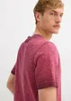 Henley shirt van biologisch katoen in washed out look, bonprix