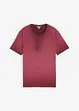 Henley shirt van biologisch katoen in washed out look, bonprix
