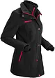 Lange stretch softshell jas, waterafstotend, bonprix